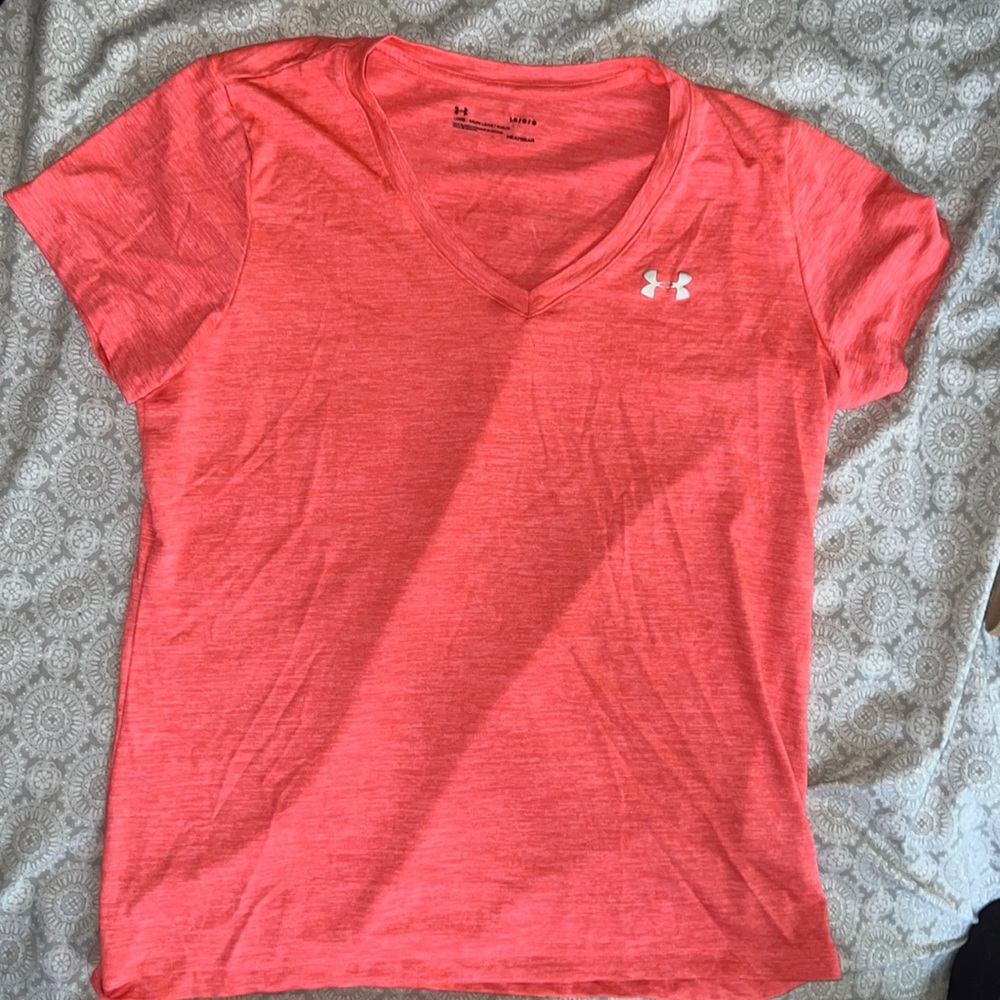 Pink UA v-neck